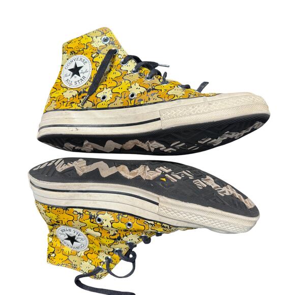 Converse Chuck Taylor All-Star 70 Hi Sneaker Men's 8.5‎ Yellow Peanuts Woodstock - Picture 8 of 14